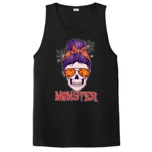 Funny Halloween Momster Monster Skull PosiCharge Competitor Tank