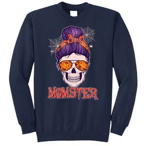 Funny Halloween Momster Monster Skull Tall Sweatshirt