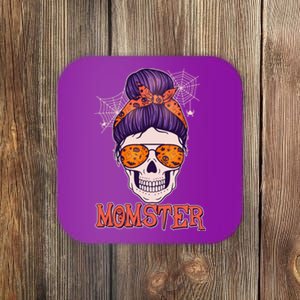 Funny Halloween Momster Monster Skull Coaster