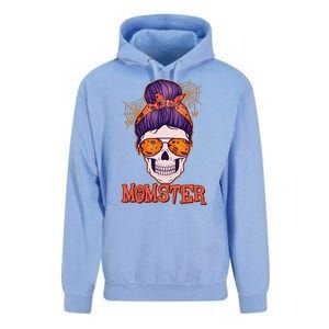 Funny Halloween Momster Monster Skull Unisex Surf Hoodie