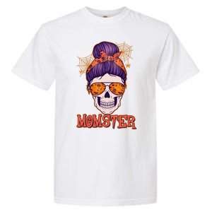 Funny Halloween Momster Monster Skull Garment-Dyed Heavyweight T-Shirt