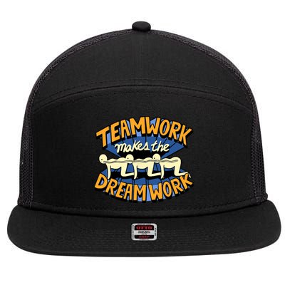 Funny Horror Movie Halloween Team Work Make Dream Centipede 7 Panel Mesh Trucker Snapback Hat