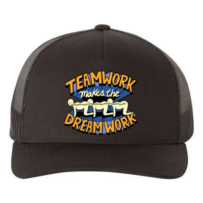 Funny Horror Movie Halloween Team Work Make Dream Centipede Yupoong Adult 5-Panel Trucker Hat