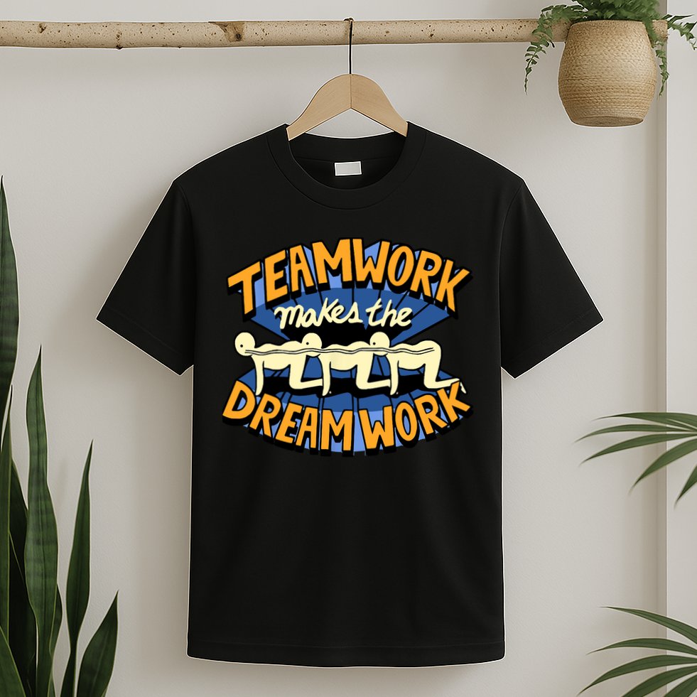 Funny Horror Movie Halloween Team Work Make Dream Centipede T-Shirt