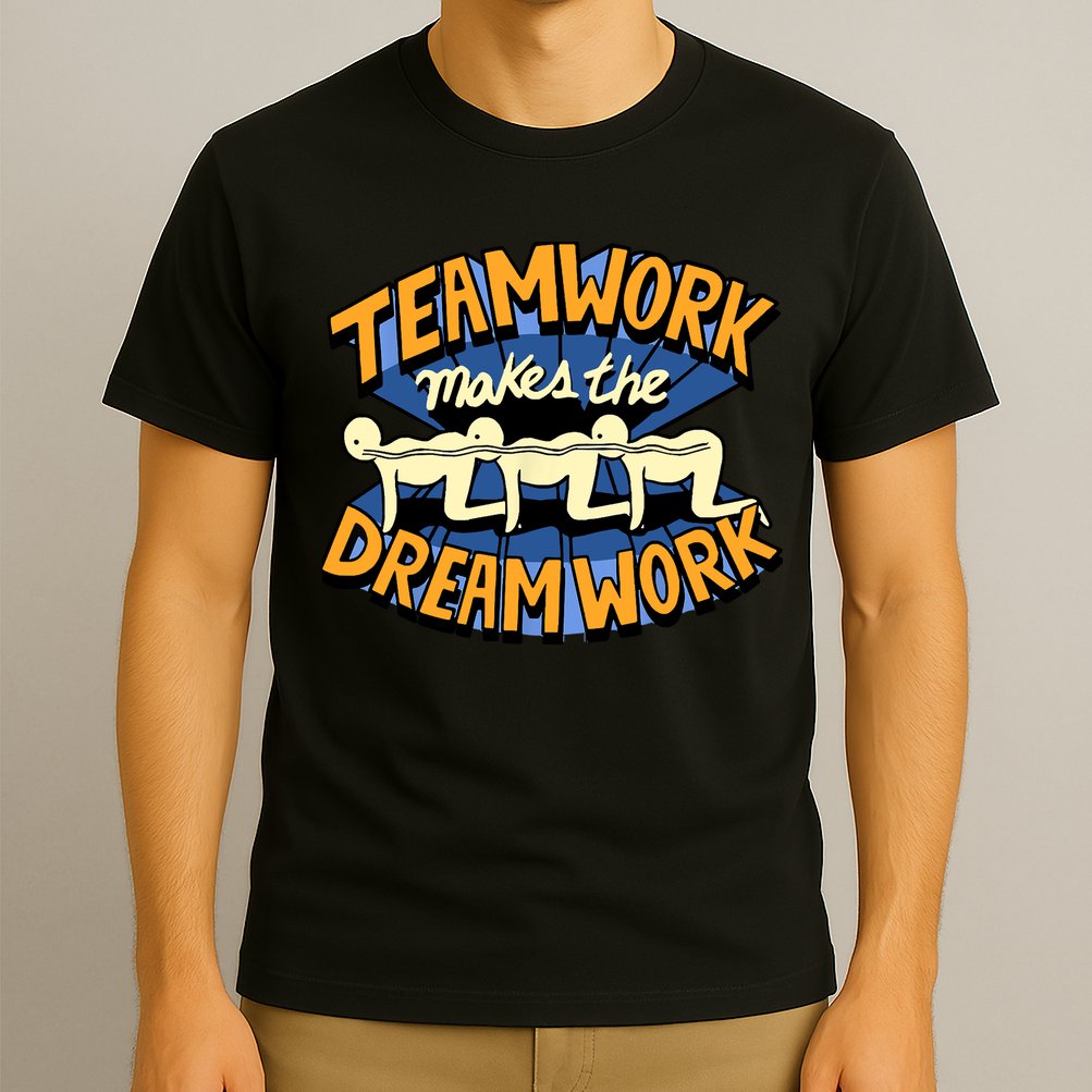 Funny Horror Movie Halloween Team Work Make Dream Centipede T-Shirt