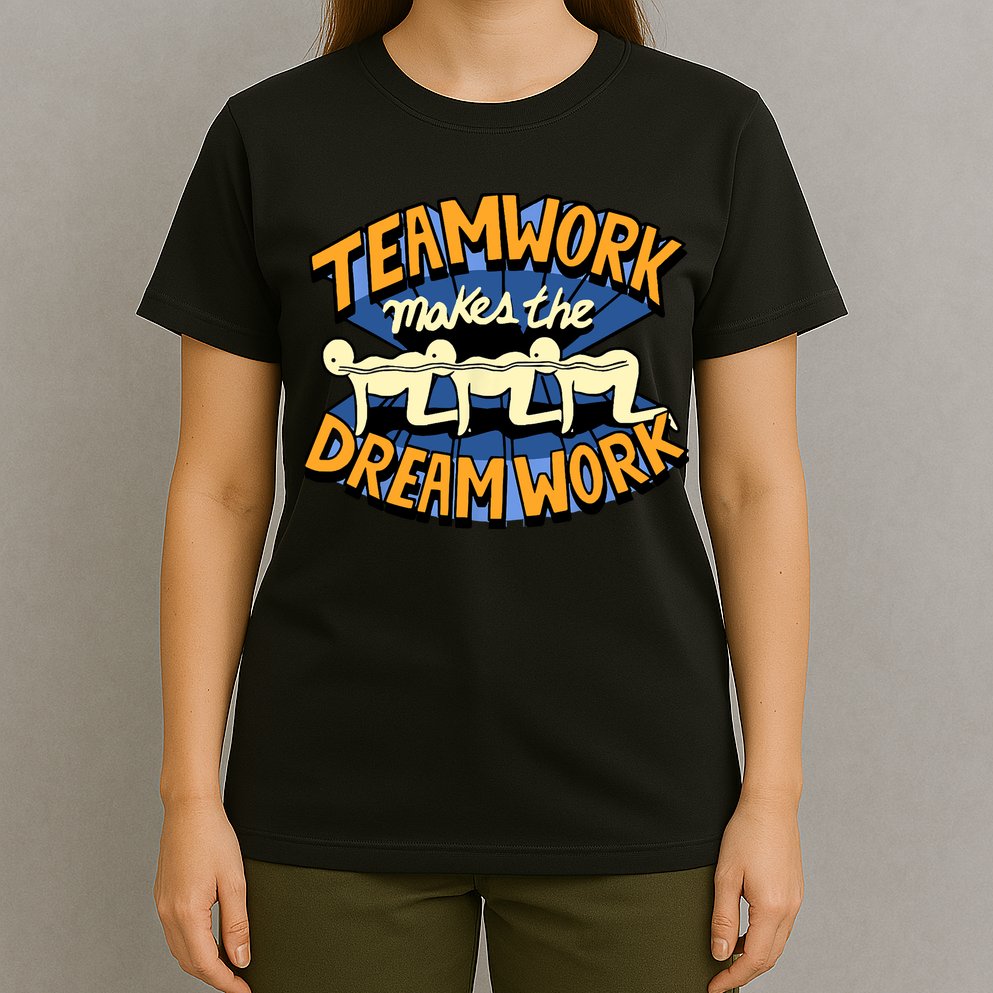 Funny Horror Movie Halloween Team Work Make Dream Centipede T-Shirt