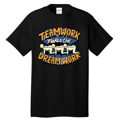 Funny Horror Movie Halloween Team Work Make Dream Centipede Tall T-Shirt