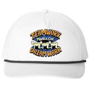 Funny Horror Movie Halloween Team Work Make Dream Centipede Snapback Five-Panel Rope Hat