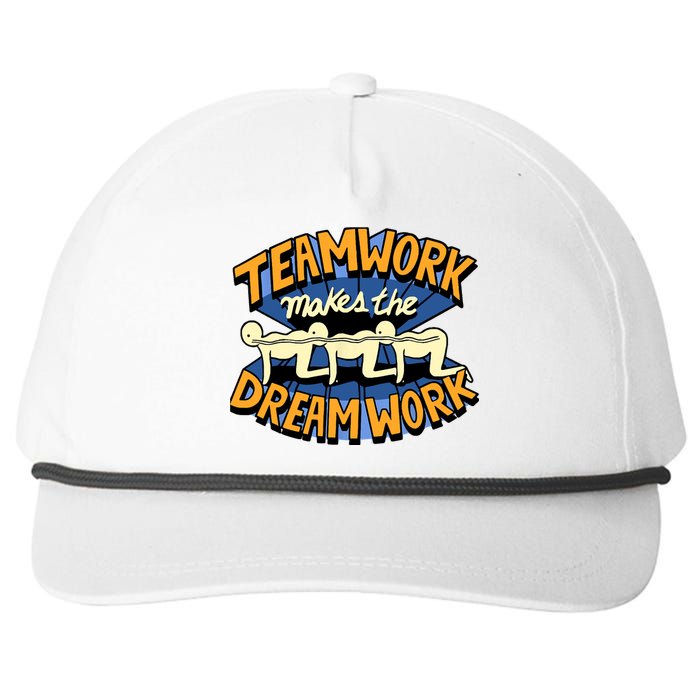 Funny Horror Movie Halloween Team Work Make Dream Centipede Snapback Five-Panel Rope Hat