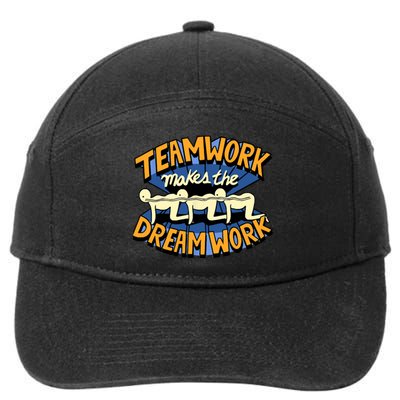 Funny Horror Movie Halloween Team Work Make Dream Centipede 7-Panel Snapback Hat