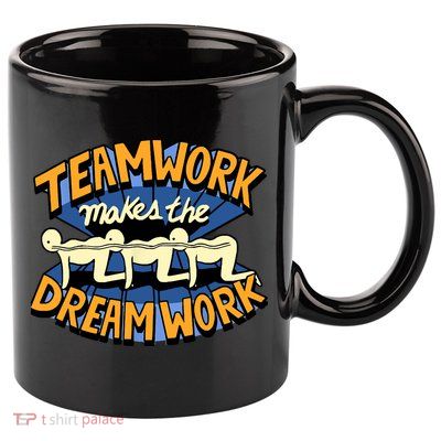 Funny Horror Movie Halloween Team Work Make Dream Centipede 11oz C Handle Ceramic Mug