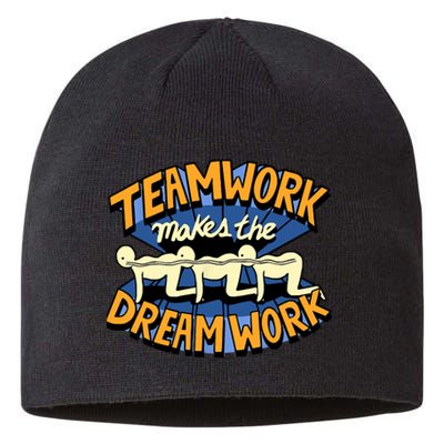 Funny Horror Movie Halloween Team Work Make Dream Centipede Sustainable Beanie