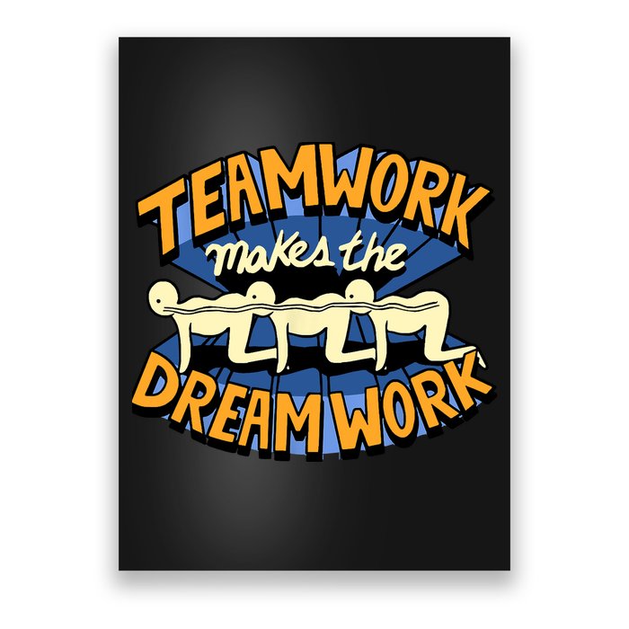 Funny Horror Movie Halloween Team Work Make Dream Centipede Poster