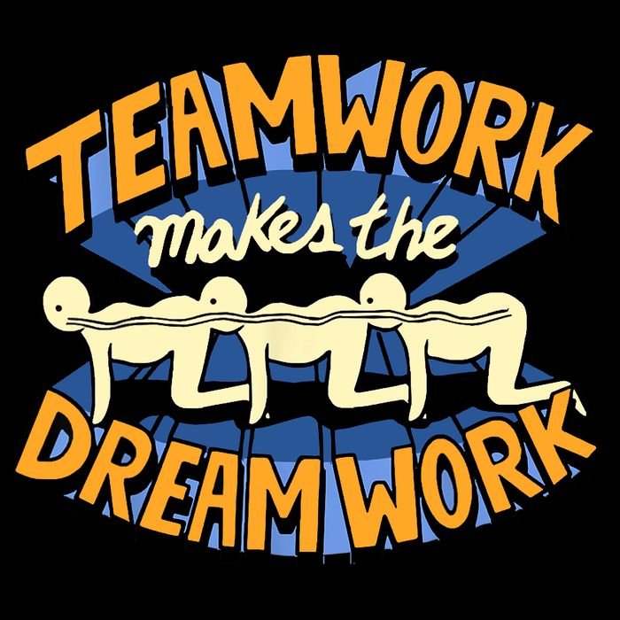 Funny Horror Movie Halloween Team Work Make Dream Centipede Poster