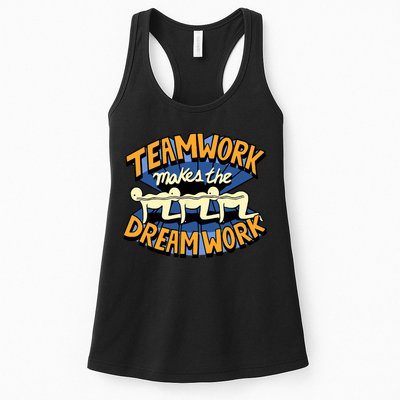 Funny Horror Movie Halloween Team Work Make Dream Centipede Womens Tank Top