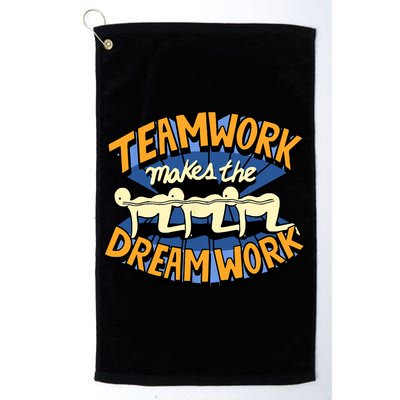 Funny Horror Movie Halloween Team Work Make Dream Centipede Golf Towel