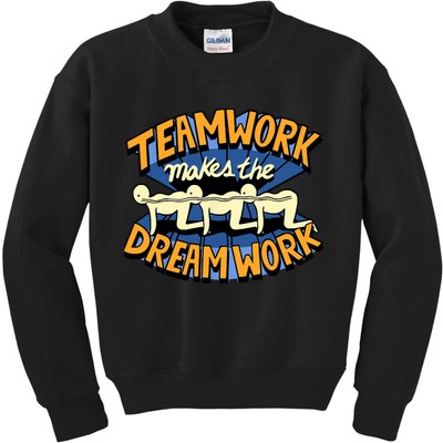 Funny Horror Movie Halloween Team Work Make Dream Centipede Kids Sweatshirt