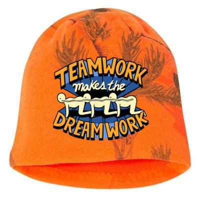 Funny Horror Movie Halloween Team Work Make Dream Centipede Kati - Camo Knit Beanie