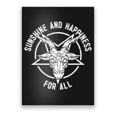 Funny Heavy Metal Band Fan Gift Metalhead Funny Black Goth Style Gift Poster