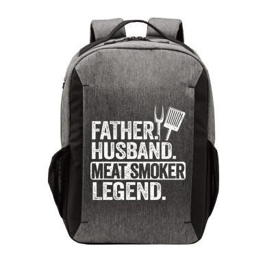 Father Husband Meat Smoker Legend Grilling Dad Meat Smoking Vector Backpack