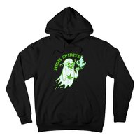 Funny Halloween Marijuana Cannabis Ghost Design Weed Smokers Hoodie