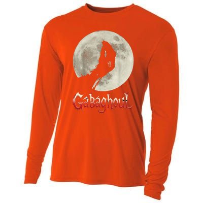 Funny Hand Moon Gabagool Halloween Cooling Performance Long Sleeve Crew