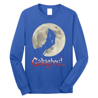 Funny Hand Moon Gabagool Halloween Long Sleeve Shirt