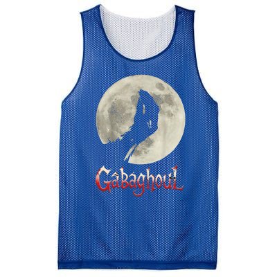 Funny Hand Moon Gabagool Halloween Mesh Reversible Basketball Jersey Tank