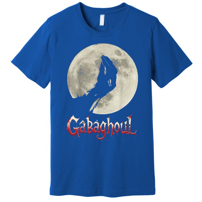 Funny Hand Moon Gabagool Halloween Premium T-Shirt