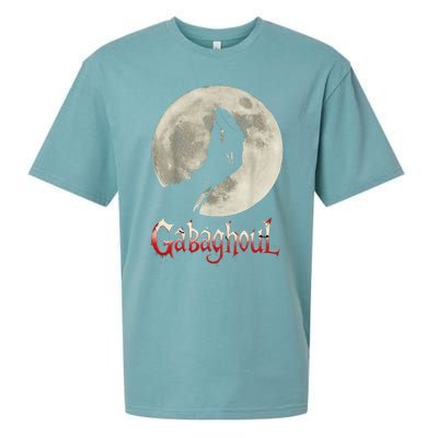 Funny Hand Moon Gabagool Halloween Sueded Cloud Jersey T-Shirt