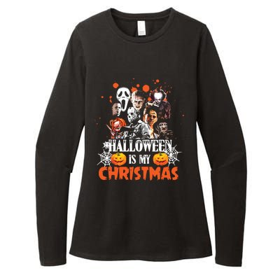 Funny Horror Movies Characters Halloween Is My Christmas Womens CVC Long Sleeve Shirt