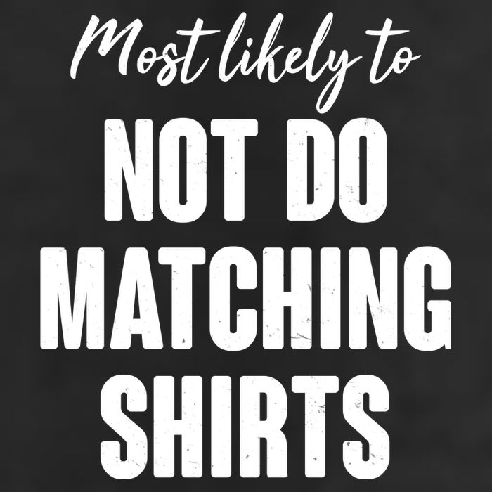 Funny Holiday Most Likely To Not Do Matching Shirts Beanie