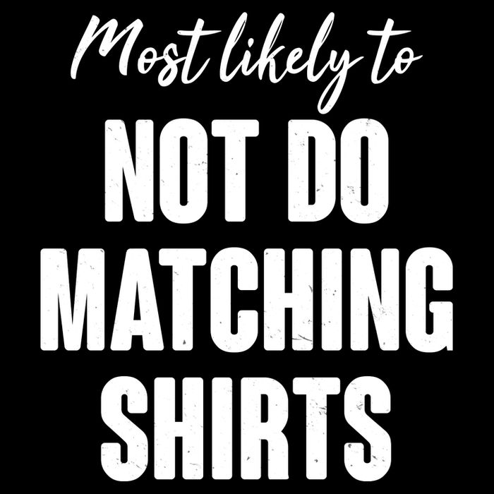 Funny Holiday Most Likely To Not Do Matching Shirts 16 in Basic Backpack