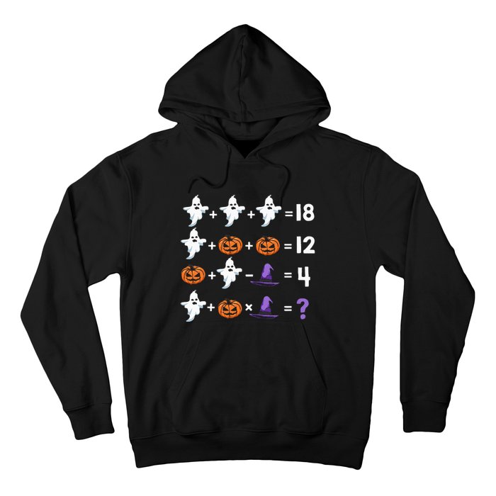 Funny Halloween Math Quiz Order of Operations Hoodie