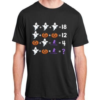 Funny Halloween Math Quiz Order of Operations Adult ChromaSoft Performance T-Shirt