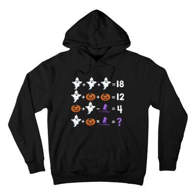 Funny Halloween Math Quiz Order of Operations Tall Hoodie