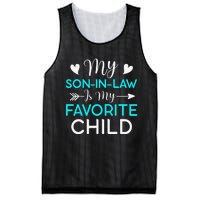 Family Humor My Son In Law Is My Favorite Child Gift Mesh Reversible Basketball Jersey Tank