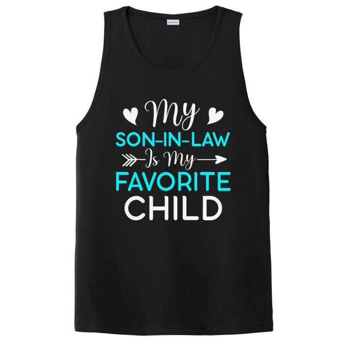 Family Humor My Son In Law Is My Favorite Child Gift PosiCharge Competitor Tank