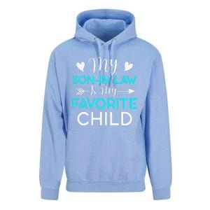 Family Humor My Son In Law Is My Favorite Child Gift Unisex Surf Hoodie