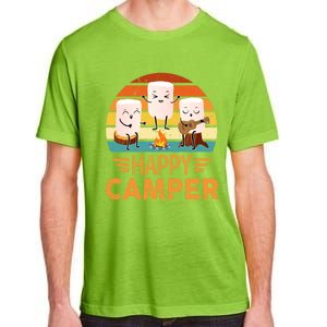 Funny Happy Marshmallow Camper Cute Meaningful Gift Adult ChromaSoft Performance T-Shirt