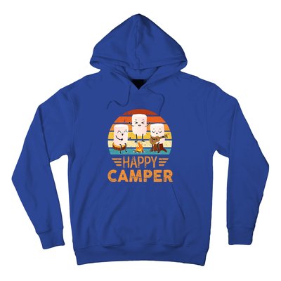 Funny Happy Marshmallow Camper Cute Meaningful Gift Hoodie