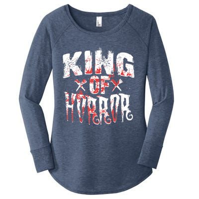 Funny Horror Movie Gift Scary King Of Horror Women's Perfect Tri Tunic Long Sleeve Shirt