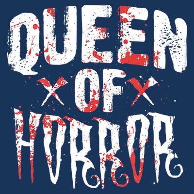 Funny Horror Movie Gift Scary Queen Of Horror T-Shirt