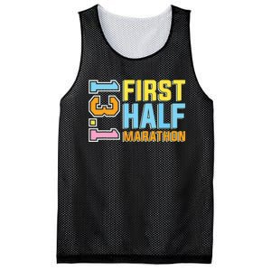 First Half Marathon 131 Trail Runner Training Half Marathon Mesh Reversible Basketball Jersey Tank