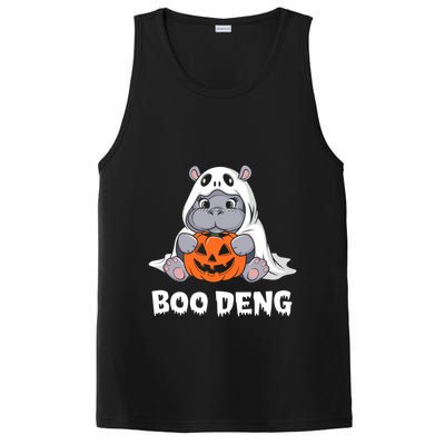 Funny Halloween Moo Deng Baby Hippo Boo Deng Ghost Costume PosiCharge Competitor Tank