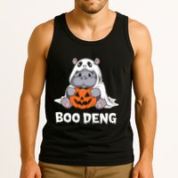 Funny Halloween Moo Deng Baby Hippo Boo Deng Ghost Costume Tank Top
