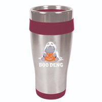 Funny Halloween Moo Deng Baby Hippo Boo Deng Ghost Costume 16oz Travel Tumbler