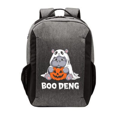 Funny Halloween Moo Deng Baby Hippo Boo Deng Ghost Costume Vector Backpack
