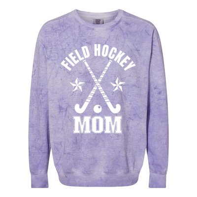 Field Hockey Mom Cute Gift Colorblast Crewneck Sweatshirt