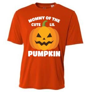 Funny Halloween Mommy Of The Cute Lil Pumpkin Funny Gift Cooling Performance Crew T-Shirt